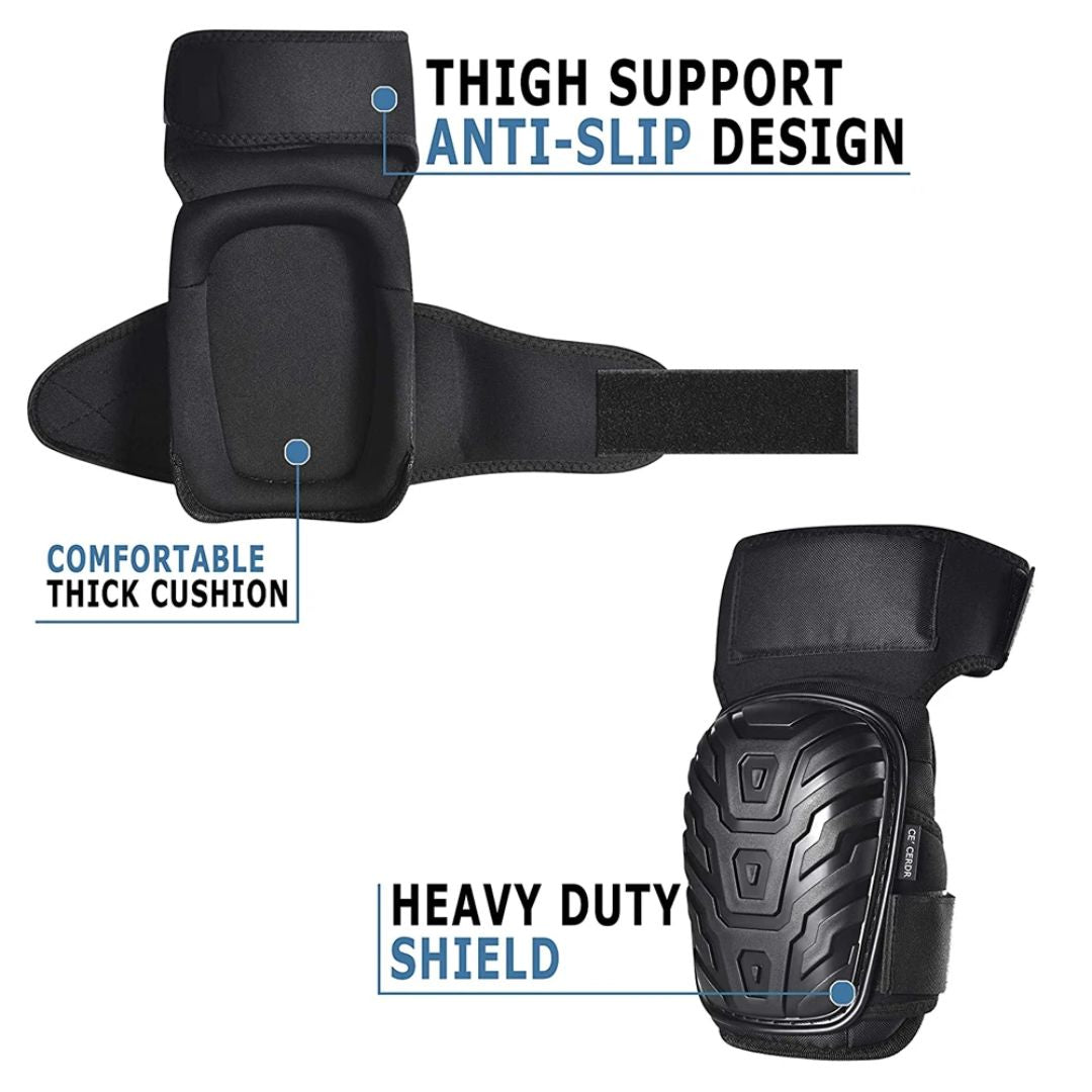 Mosrugs | Professional Heavy-Duty Work Knee Pads – Adjustable, Impact Resistant & All-Day Comfort