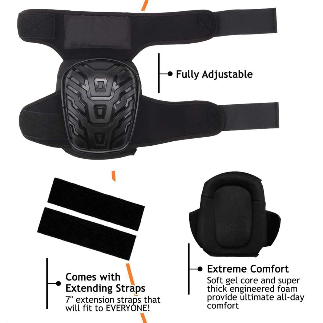 Mosrugs | Professional Heavy-Duty Work Knee Pads – Adjustable, Impact Resistant & All-Day Comfort