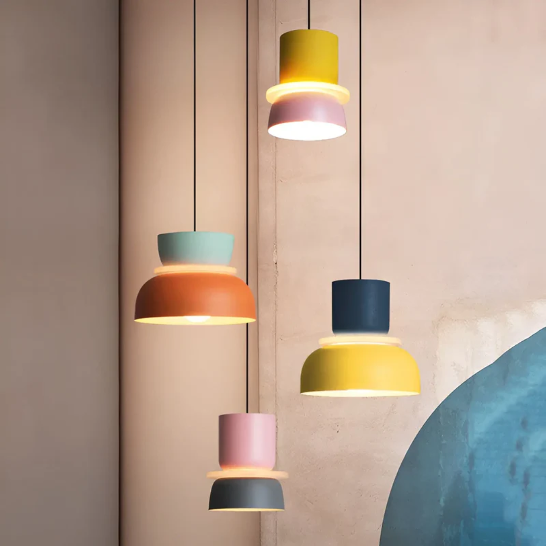 Mosrugs | VividGlow – Colourful Macaron LED Pendant Light | Modern, Stylish & Energy-Efficient