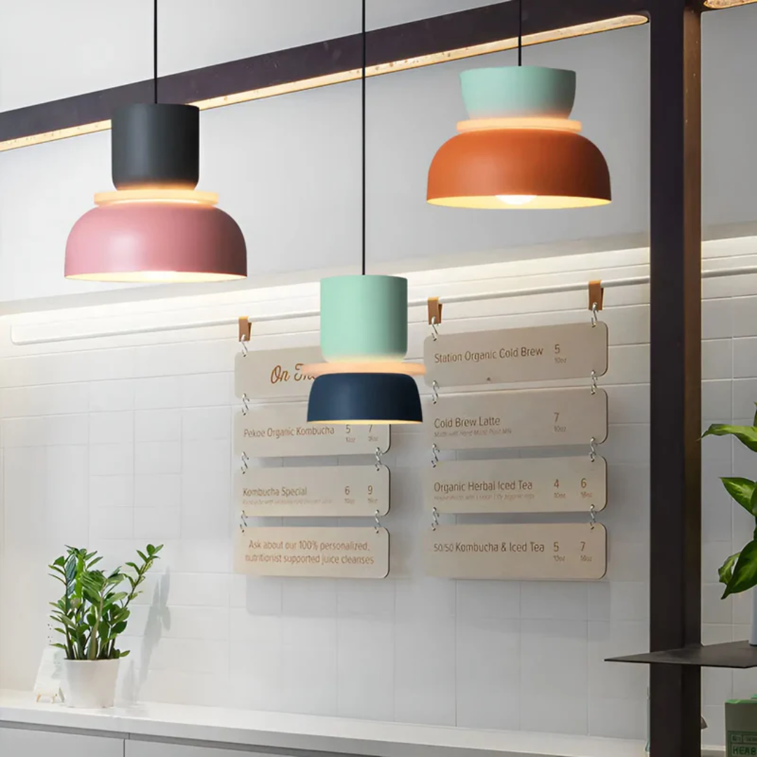 Mosrugs | VividGlow – Colourful Macaron LED Pendant Light | Modern, Stylish & Energy-Efficient