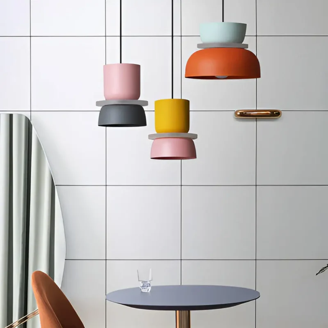 Mosrugs | VividGlow – Colourful Macaron LED Pendant Light | Modern, Stylish & Energy-Efficient