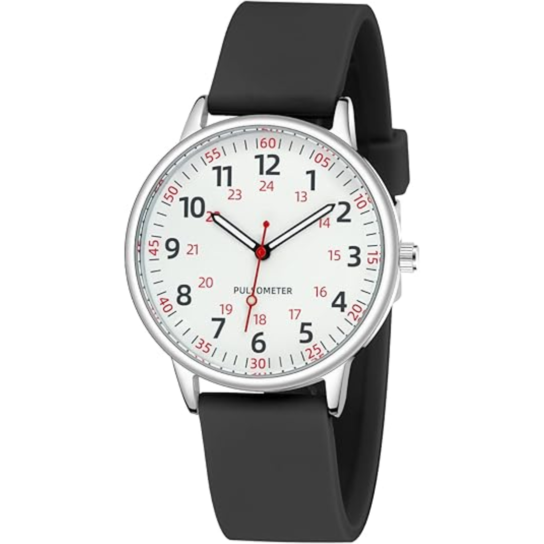 Mosrugs | Stylish Women’s Clip-On Watch – Waterproof Silicone Fob Watch in Elegant Colours