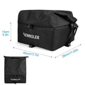 Mosrugs | Heavy-Duty Rear Bike Basket with Rack – Large Metal Bicycle Carrier for Groceries, Commutes & E-Bikes
