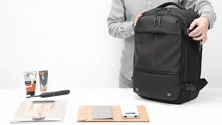 Mosrugs | VacuPro – Compression Travel Backpack with Built-In Vacuum System | Space-Saving Cabin Bag