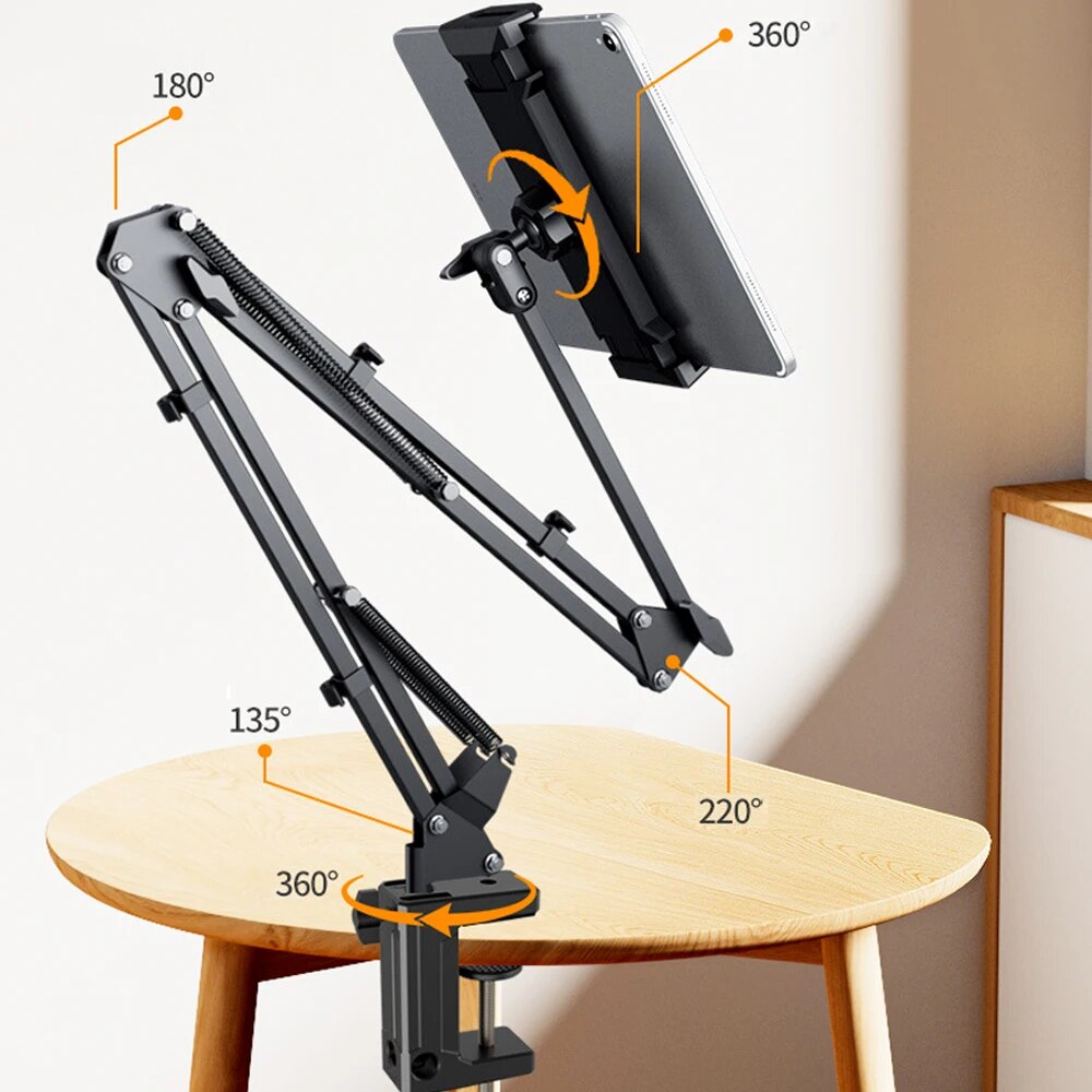 Mosrugs | Bettina – Adjustable Tablet Holder Stand for Bed, Desk & Couch | Ergonomic & Universal Fit