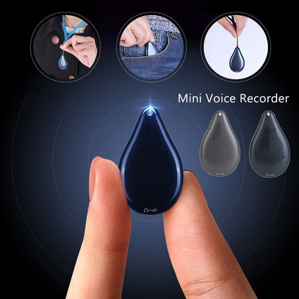 Mosrugs | Keychain Voice Recorder – 100-Hour Memory, Portable & Discreet
