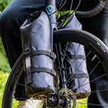 Mosrugs | Waterproof Front Fork Bike Bags – 5-7L Pannier Set for Long Rides & Bikepacking