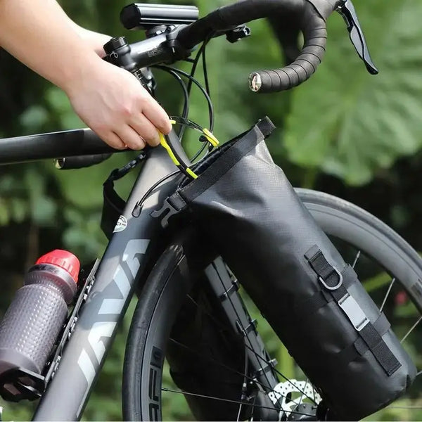Mosrugs | Waterproof Front Fork Bike Bags – 5-7L Pannier Set for Long Rides & Bikepacking