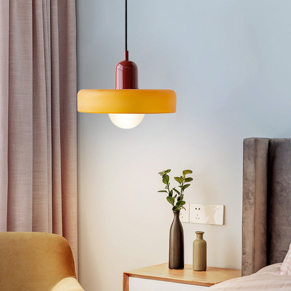 Mosrugs | Coloured Glass Pendant Light – Elegant Bauhaus-Style Hanging Lamp for Living Room & Dining Area