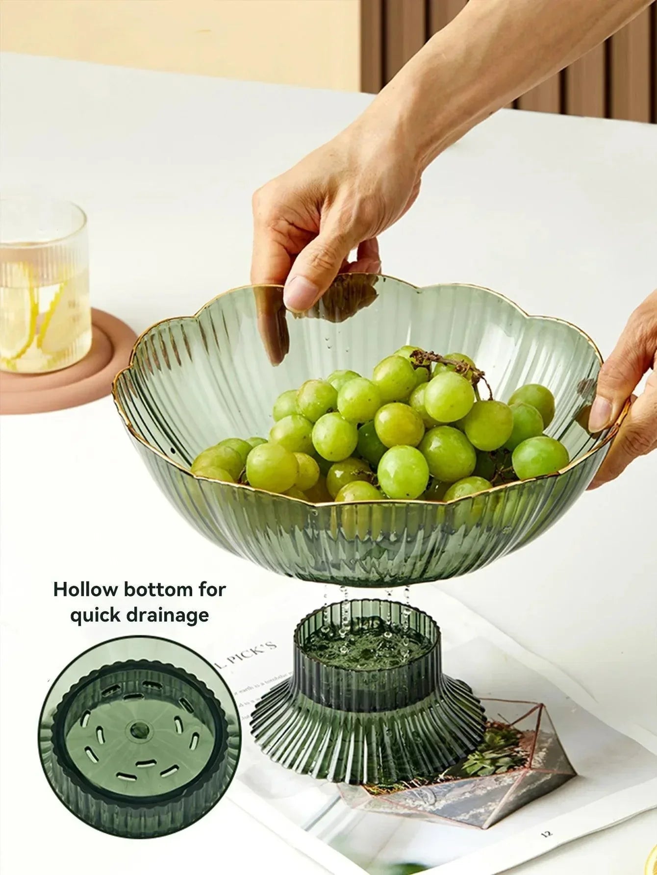Mosrugs | FleurAura - Chic Luxury Fruit Bowl
