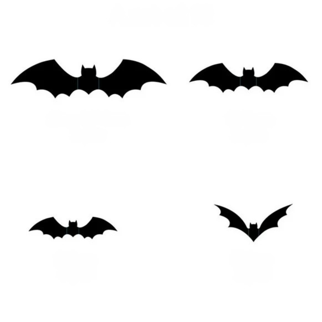 Mosrugs | 3D Bat Wall Decals – Halloween Decoration Set for Walls & Parties