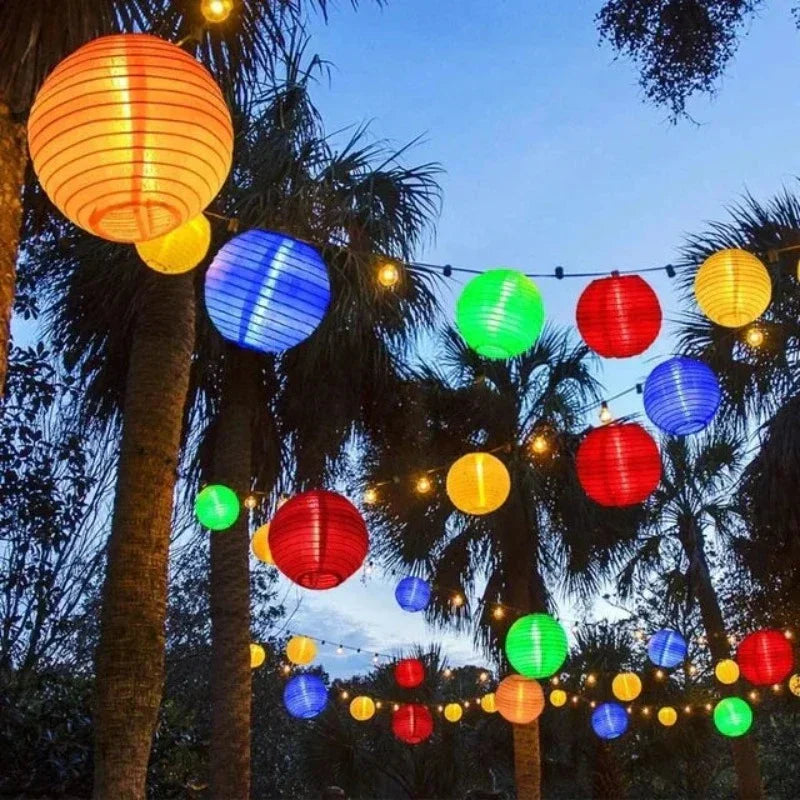 Mosrugs | SunShade Solar Lantern String Lights – Weatherproof Outdoor LED Decoration