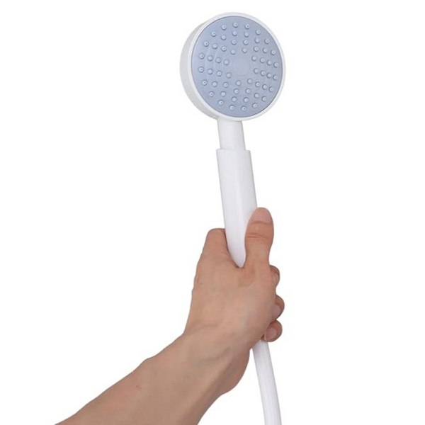 Mosrugs | Portable Camping Shower with Pump – USB Rechargeable, 4400mAh Battery, Compact & Easy Setup