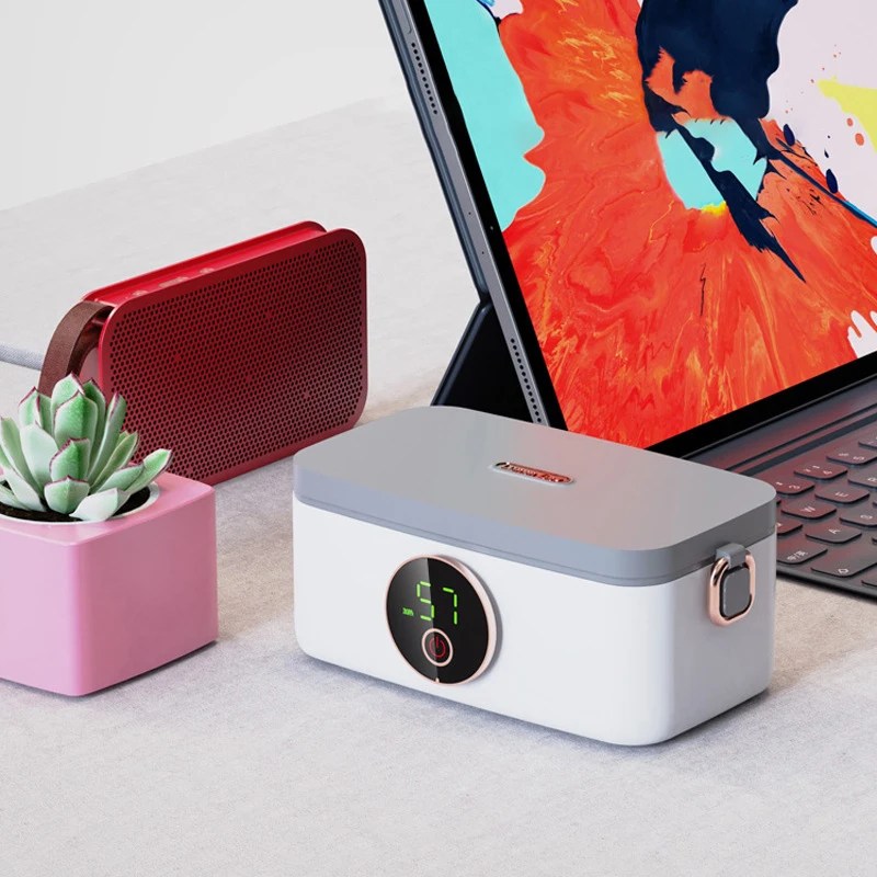 Mosrugs | HeatMate Pro Wireless Heated Lunchbox – Rechargeable & Portable Food Warmer for Hot Meals On the Go