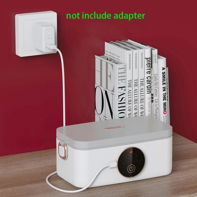 Mosrugs | HeatMate Pro Wireless Heated Lunchbox – Rechargeable & Portable Food Warmer for Hot Meals On the Go