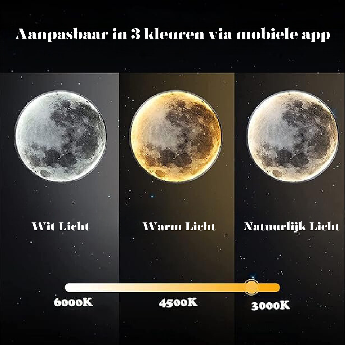 Mosrugs | LunaGlow – Adjustable Moon Wall Light with LED Ambience