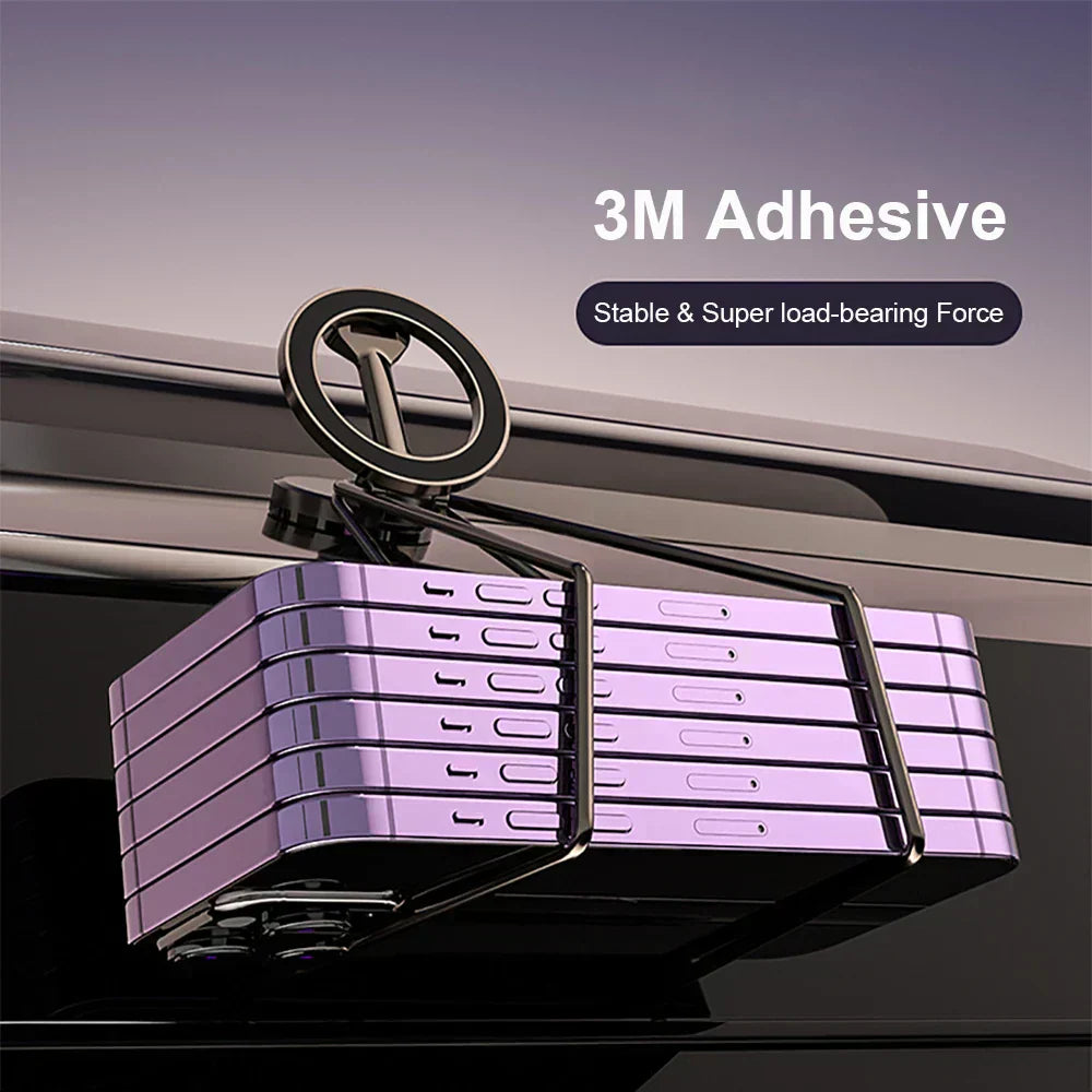 Mosrugs | 360° Foldable Magnetic Car Phone Holder – Adjustable & Secure Mount for All Smartphones