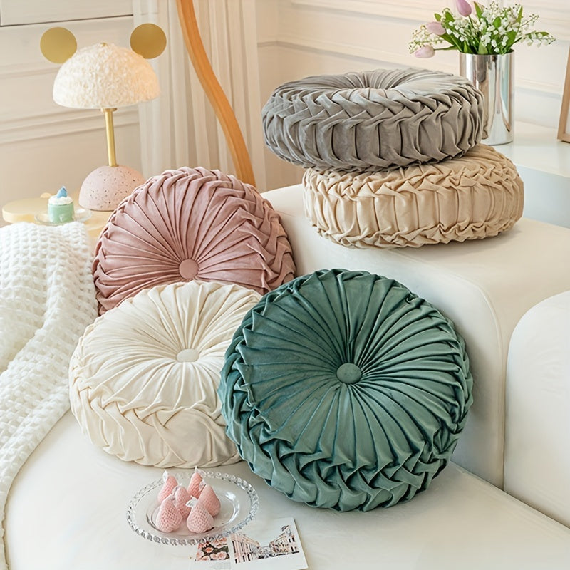 Mosrugs | VelvetGlow - Soft Round Cushion for Cozy Spaces