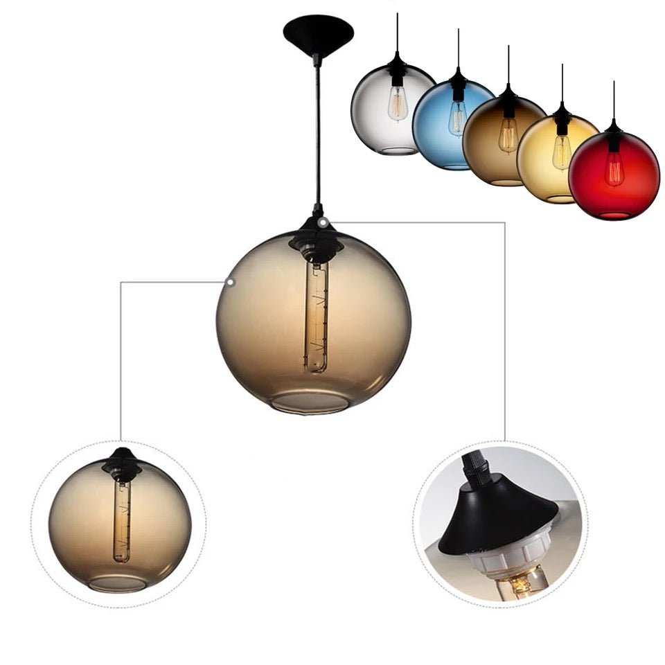 Mosrugs | AuraGlass - Elegant Glass Hanging Light