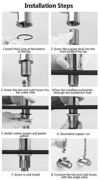 Mosrugs | FLEXISPOUT – Flexible 360° Basin Tap with Spray Function