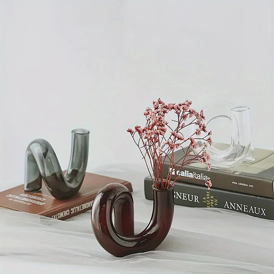 Mosrugs | TimelessGlow - Pedestal Glass Vase