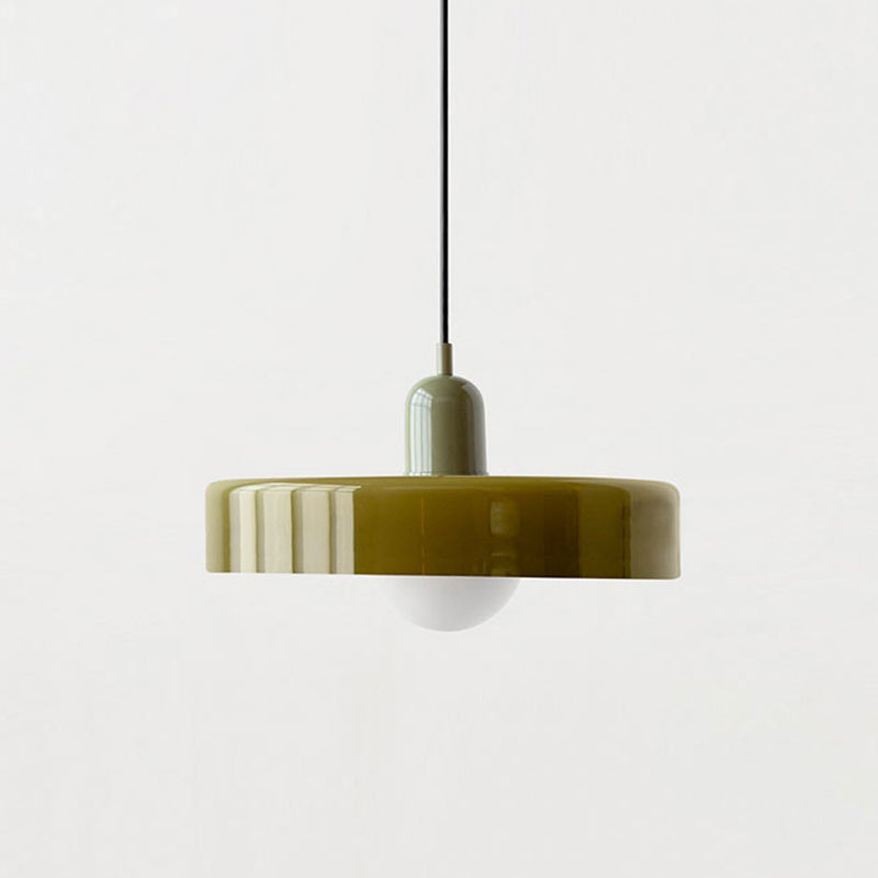 Mosrugs | Coloured Glass Pendant Light – Elegant Bauhaus-Style Hanging Lamp for Living Room & Dining Area