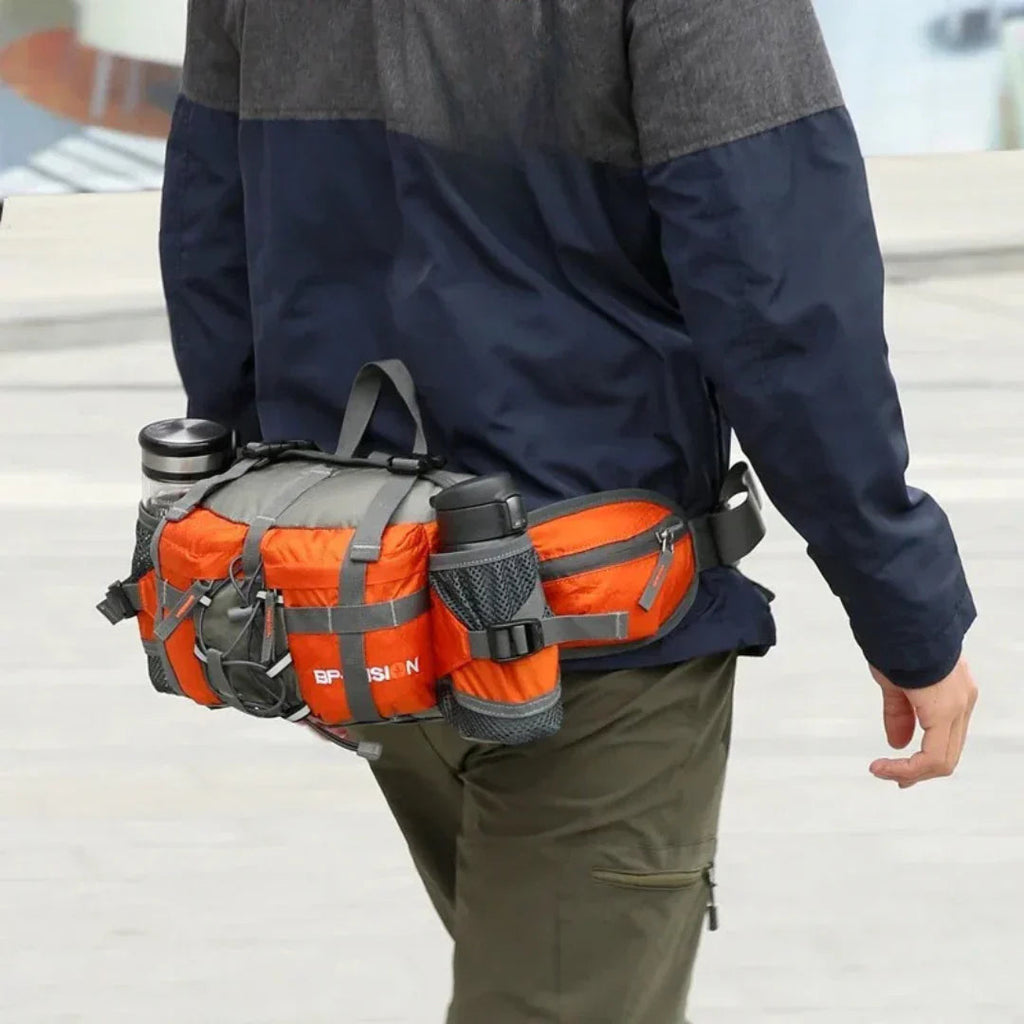 Mosrugs | Waterproof Hiking Waist Bag – 5L Bum Bag with Zippered Pockets for Walking & Outdoor Adventures