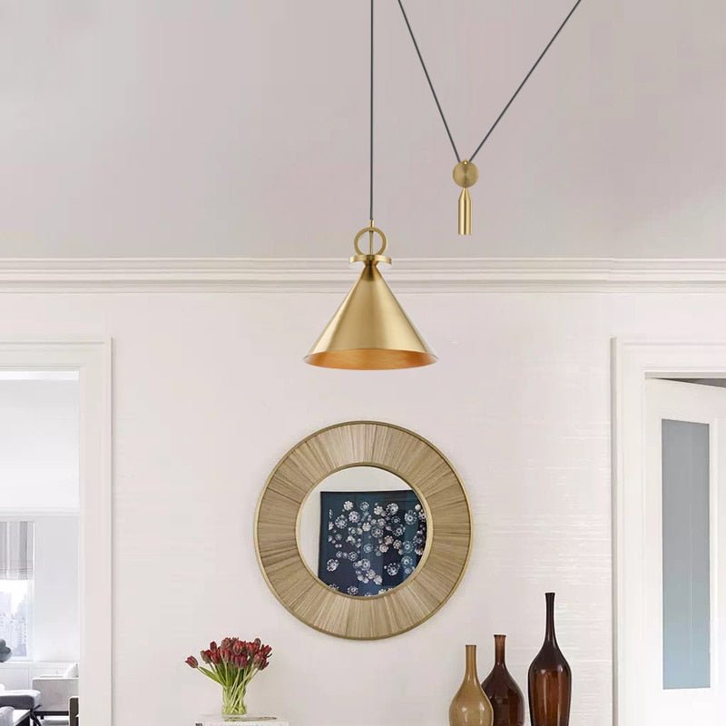Mosrugs | LuxeBalance – Modern Copper Ceiling Lamp