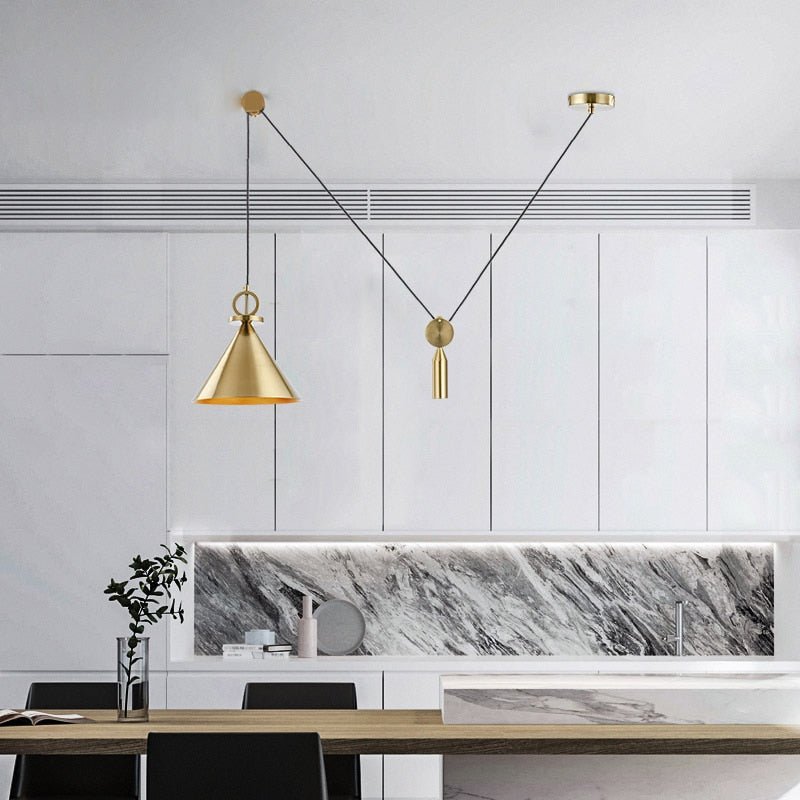 Mosrugs | LuxeBalance – Modern Copper Ceiling Lamp