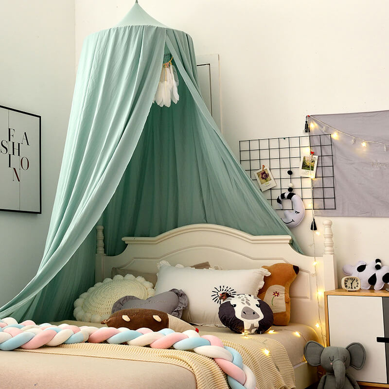 Mosrugs | Blackout Bed Canopy for Kids | Soft. Breathable & Light-Blocking for Dreamy Play and Sleep Spaces