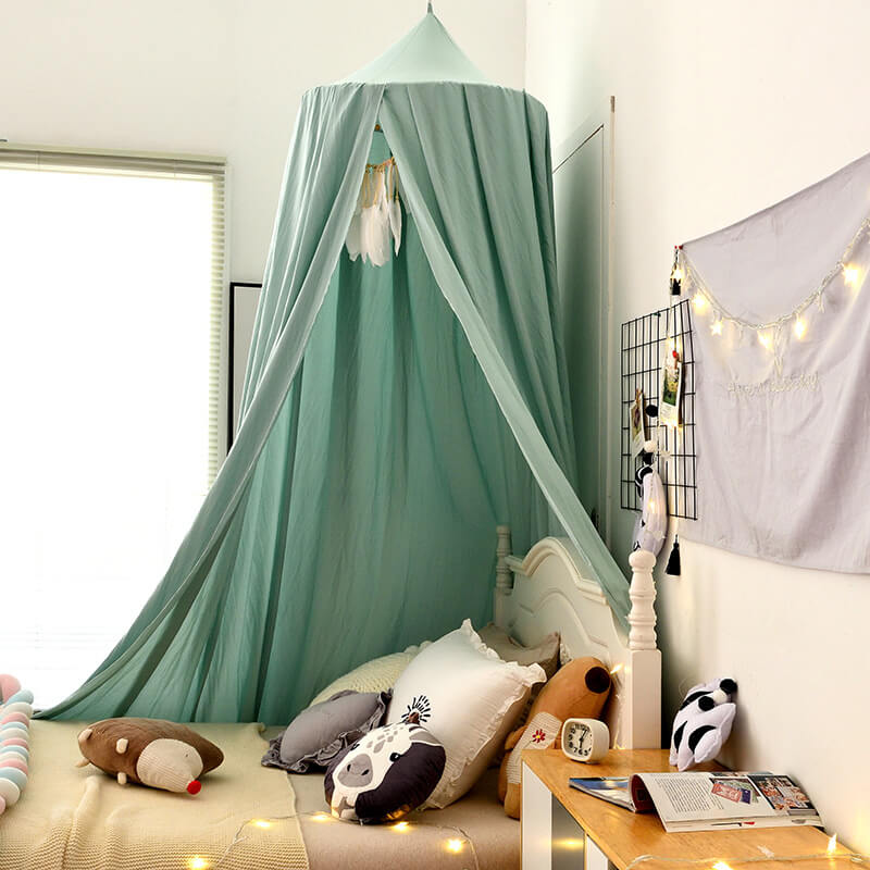 Mosrugs | Blackout Bed Canopy for Kids | Soft. Breathable & Light-Blocking for Dreamy Play and Sleep Spaces