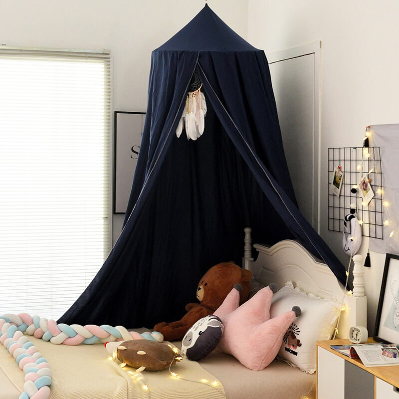 Mosrugs | Blackout Bed Canopy for Kids | Soft. Breathable & Light-Blocking for Dreamy Play and Sleep Spaces