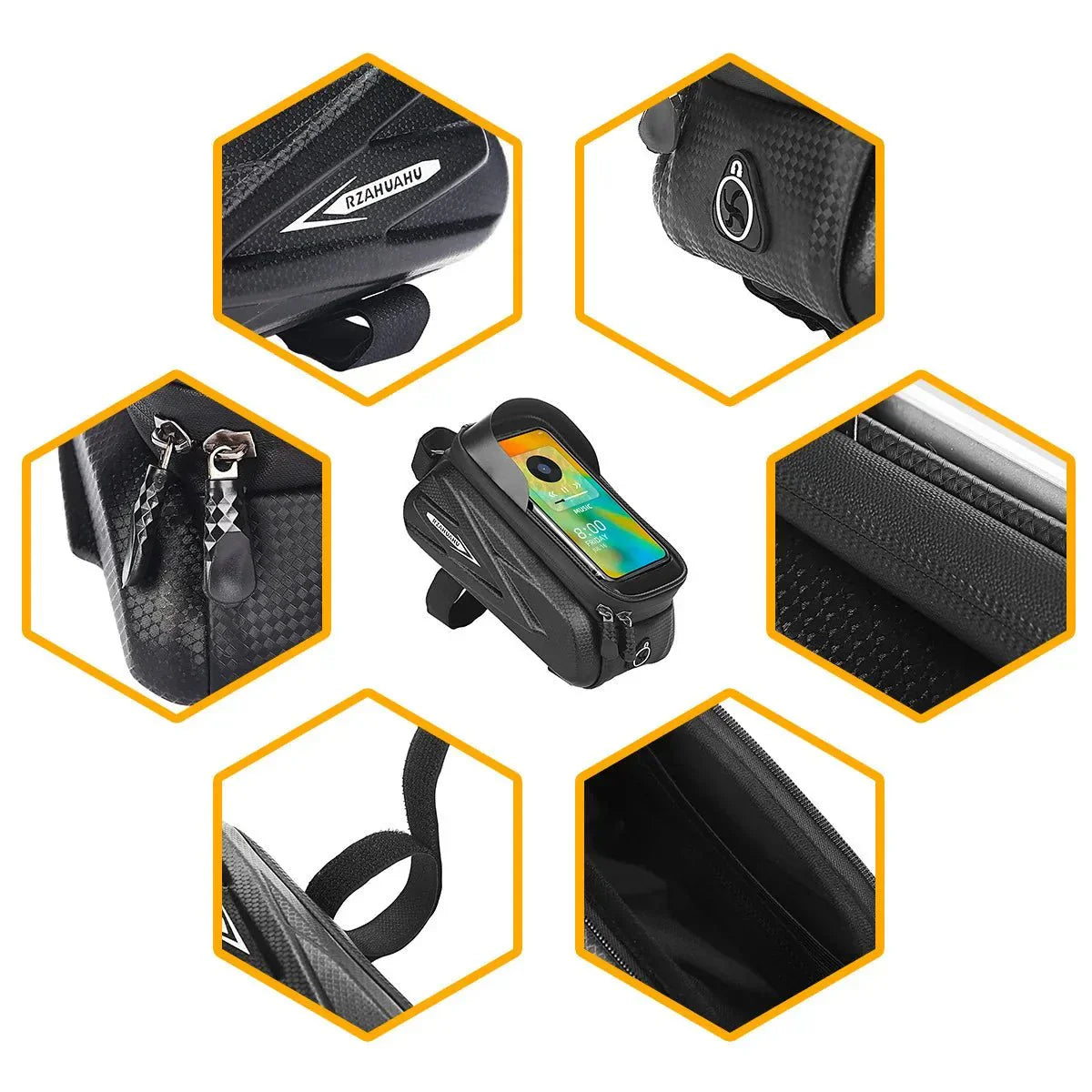 Mosrugs | BikeGear PRO – Waterproof Bike Bag with Touchscreen & Headphone Port