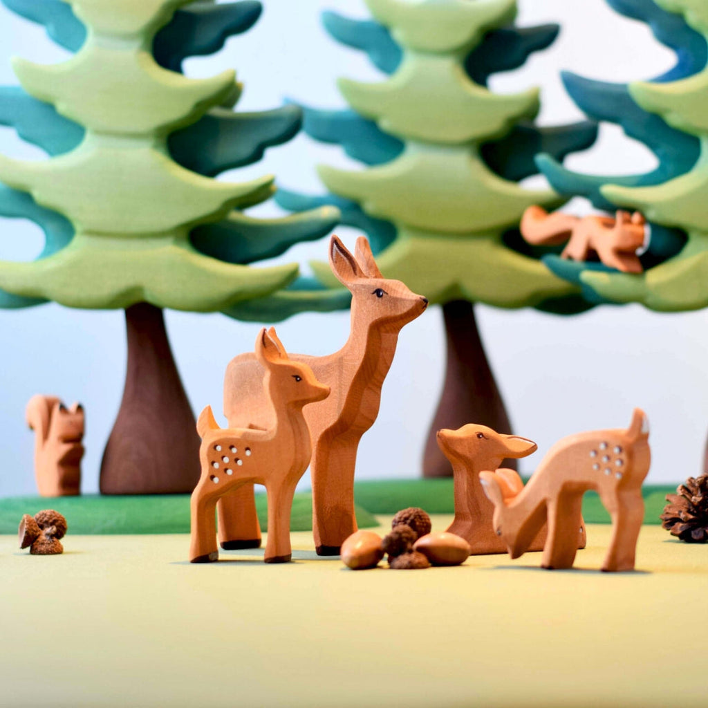 Wooden Animal - Deer Fawn - Standing
