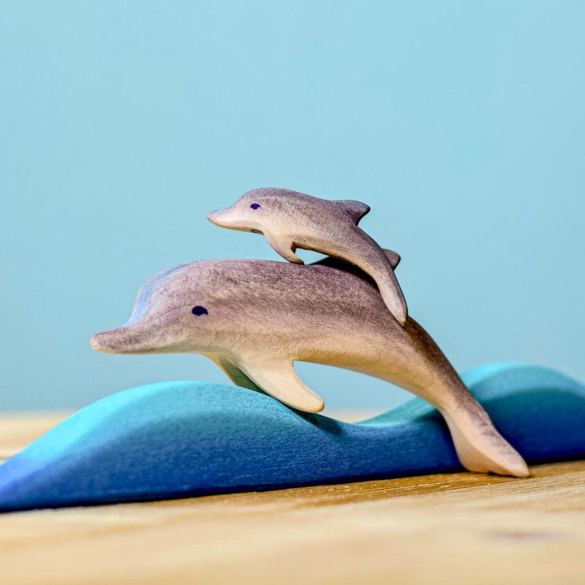 Wooden Sea Animals - Dolphins - Set of 2