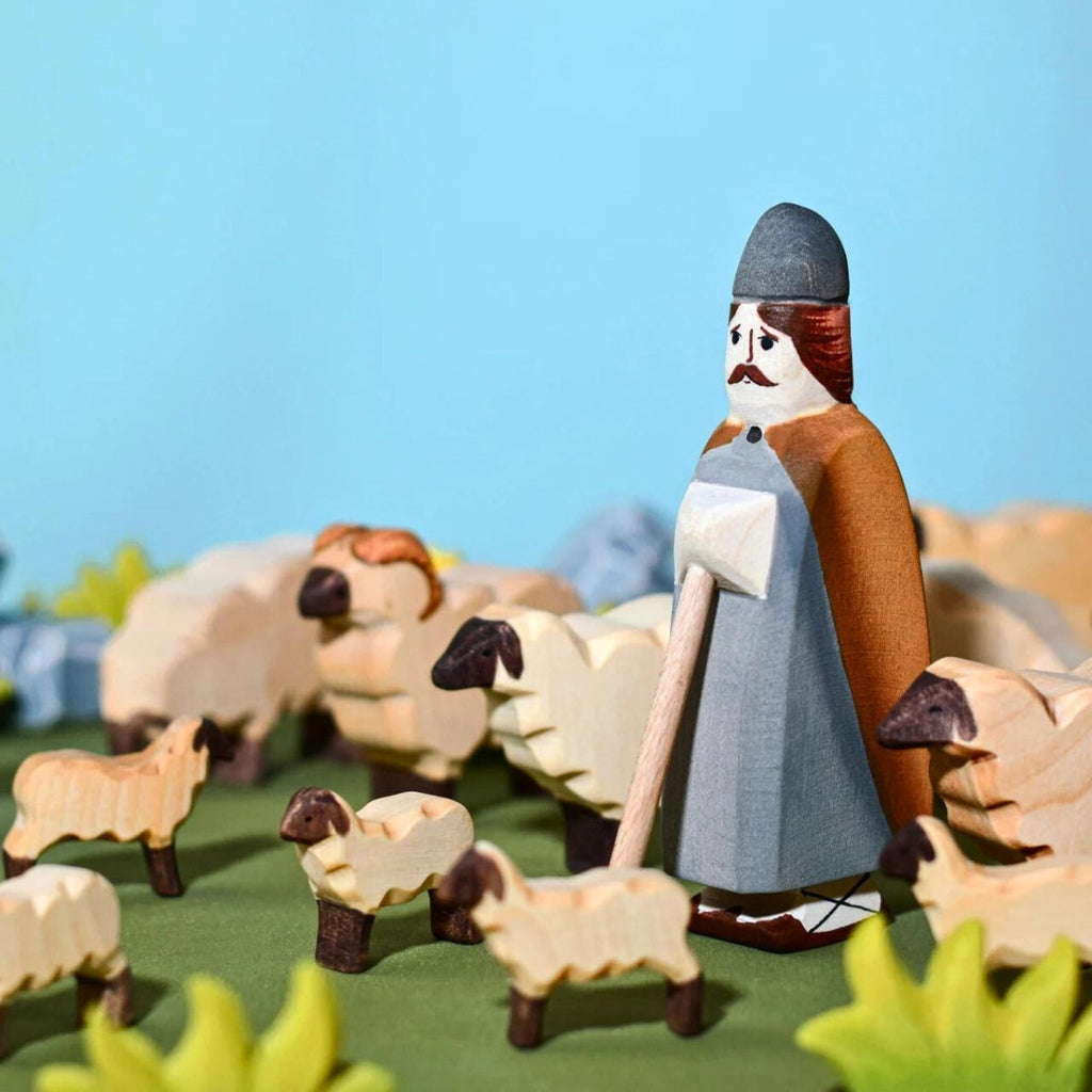 Wooden Farm Animal - Sheep Ram