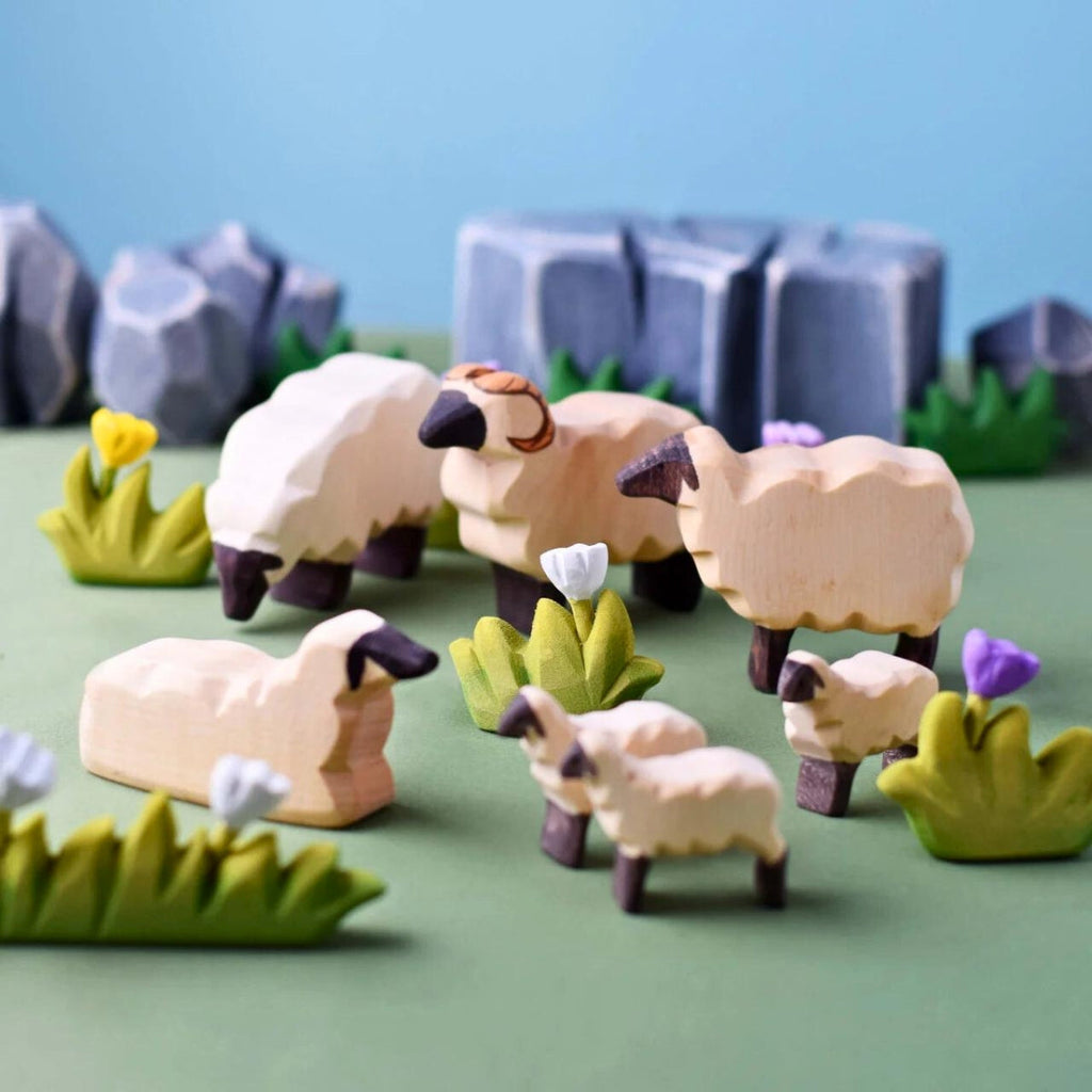 Wooden Farm Animal - Sheep Ram