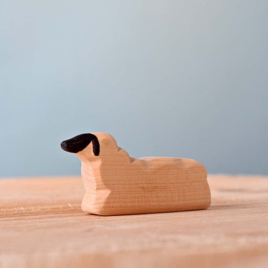 Wooden Farm Animal - Sheep - Resting