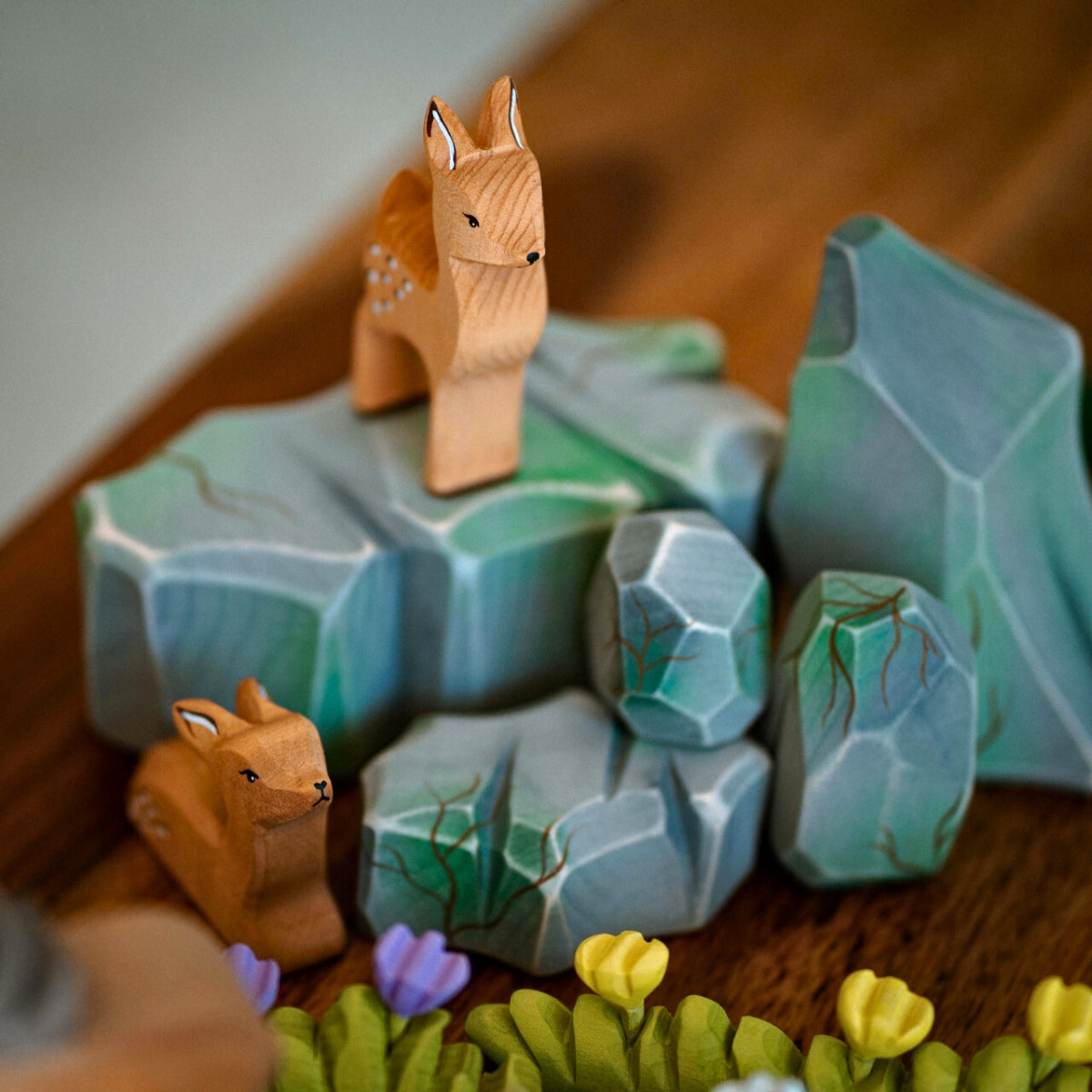 Wooden Animal - Deer Fawn - Standing