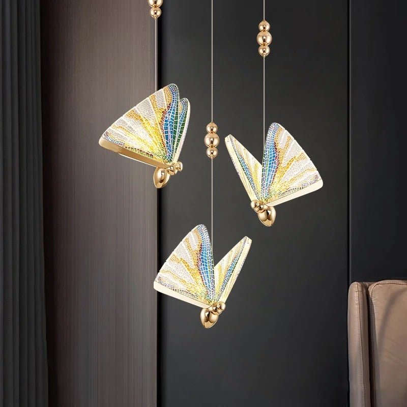 Mosrugs | FlareWing – Artistic Butterfly-Shaped LED Pendant Light