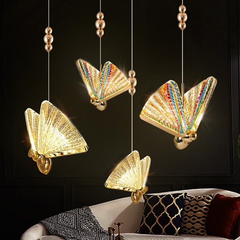 Mosrugs | FlareWing – Artistic Butterfly-Shaped LED Pendant Light