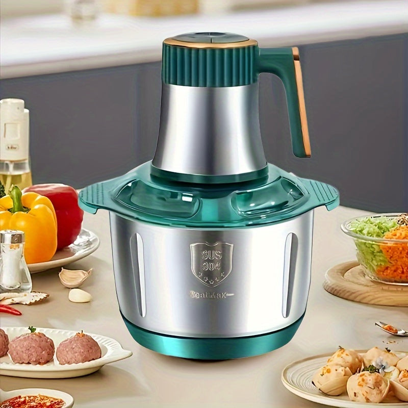 Mosrugs | Stainless Steel Food Processor – Powerful Meat Grinder & Vegetable Chopper (5L, 5000 RPM)