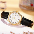 Mosrugs | Elegant Women’s Watch – Quartz Wristwatch with Faux Leather Strap | Perfect Gift for Her