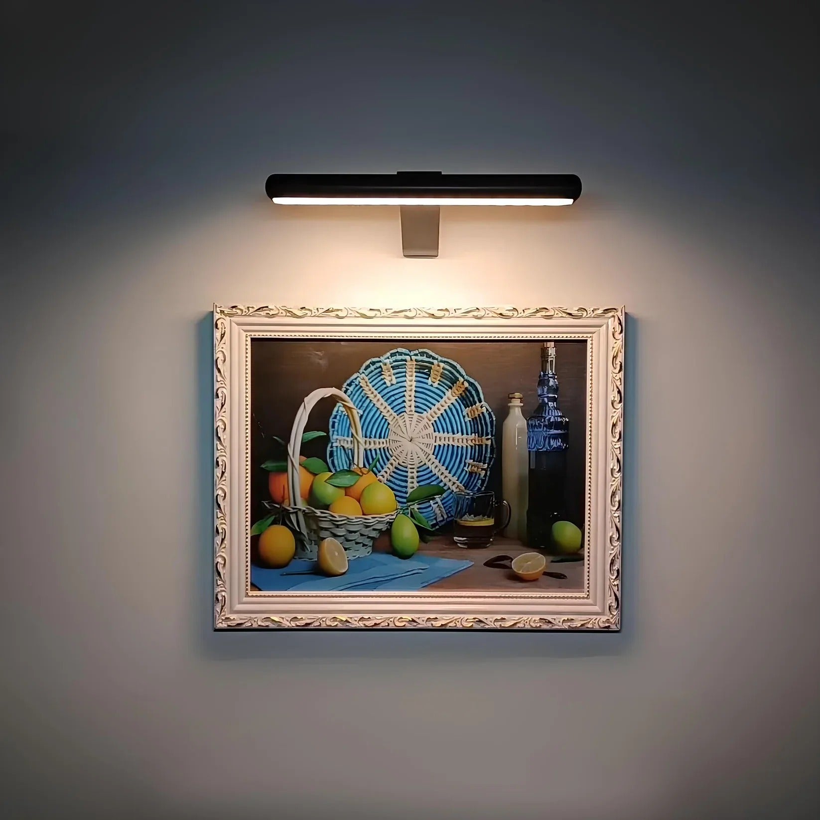 Mosrugs | ArtGlow Wireless LED Picture Light – Rechargeable Wall Lamp with Remote & Adjustable Dimming