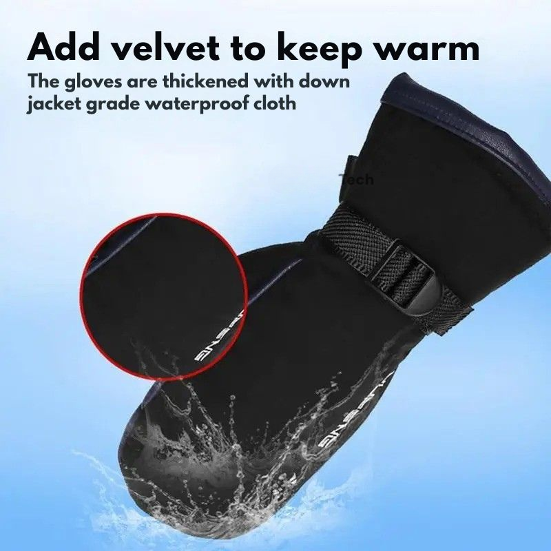 Mosrugs | Electric Heating Gloves | Dual-Sided, 10,000 mAh USB Rechargeable | Waterproof Skiing & Motorcycle