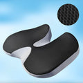 Mosrugs | Ergonomic Memory Foam Car Seat Cushion – Tailbone & Sciatica Support Pillow