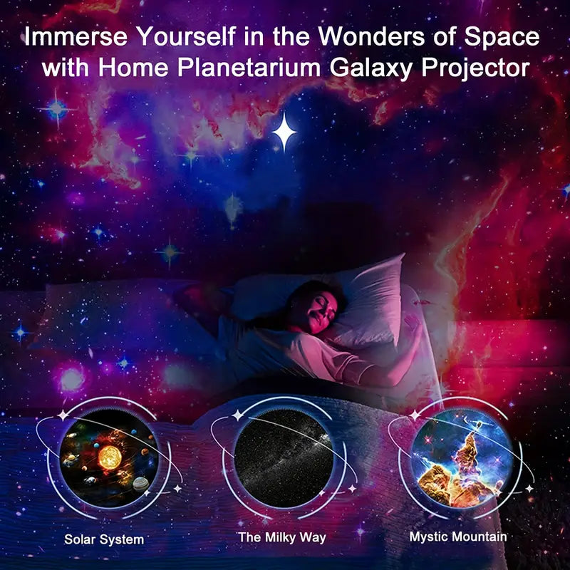 Mosrugs | Celestial Dreams: 360° Planetarium Galaxy Projector -  Full-room Coverage
