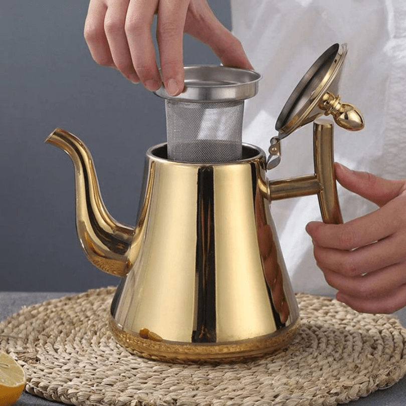 Mosrugs | ClassPot | Best Induction Kettle with Built-in Filter | Durable Stainless Steel Teapot