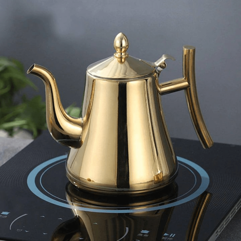 Mosrugs | ClassPot | Best Induction Kettle with Built-in Filter | Durable Stainless Steel Teapot