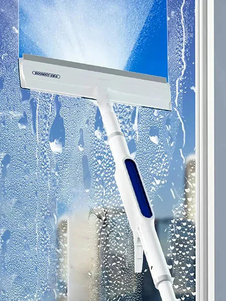Mosrugs | CleanView 3-in-1 Window Wiper – Built-In Spray, Microfibre Cleaning & Streak-Free Shine
